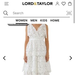 Endless Rose Shoulder Strap Detailed Tiered Dress New with tags White XS